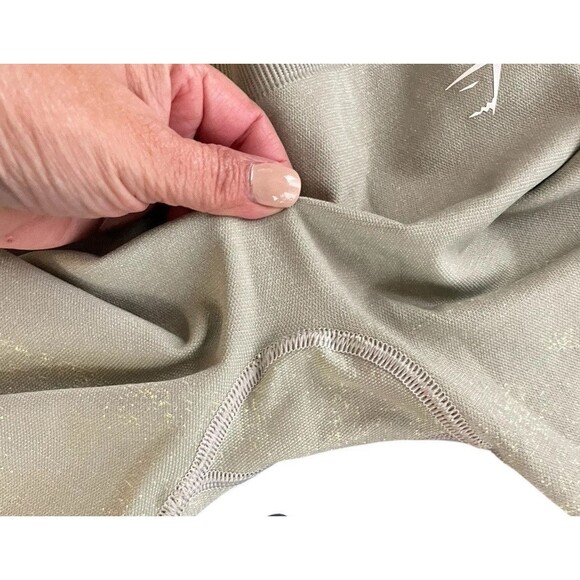 Gymshark Adapt Ombre Seamless Leggings Women's Size S Gray Yellow Workout Gym - Picture 14 of 15